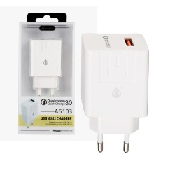 OnePlus Adapter A6103 1 USB QC3.0 3.1A White OnePlus Adapter A6103 1 USB QC3.0 3.1A White